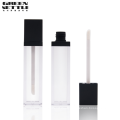 7ml empty lip gloss tube container square lip gloss tube